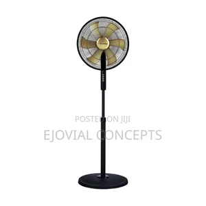 Binatone 1.6 Metre Stand Fan (ITAL 1660) - Black