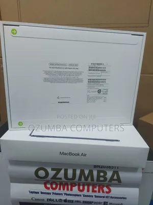 New Laptop Apple MacBook Air 2024 M3 13-Inch 16GB Apple M3 SSD 256GB