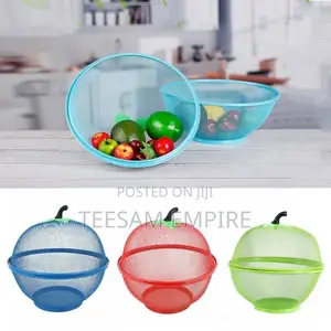Apple Shaped Mesh Storage Basket