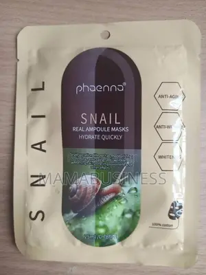 Phaenna Snail Real Ampoule Mask - 25ml