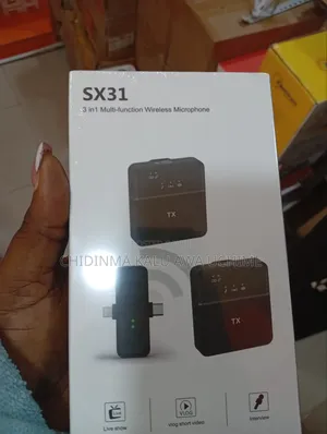 Sx31 3 in 1 Multifunctional Wireless Laviler Microphone