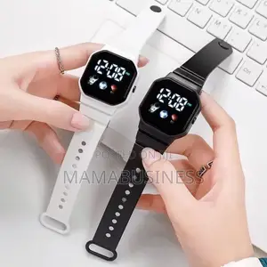 Led Watch - Pink, Black, White Colour