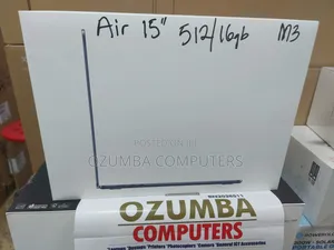New Laptop Apple MacBook Air 2024 M3 15-Inch 16GB Apple M3 SSD 512GB