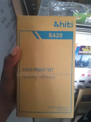Hiti S400/S420 Printer Photo Paper/Ribbon- Black and Blue