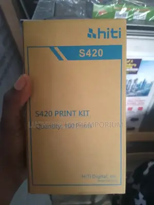Hiti S400/S420 Printer Photo Paper/Ribbon- Black and Blue