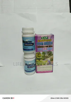 Spe*Rm Booster Capsules and Liquid Pack.