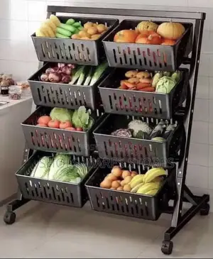 Vegetables Metal Storage Basket | Fruit Display Rack