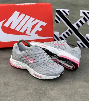 Nike Air Pegasus 2K5 Grey Playful Pink Sneakers