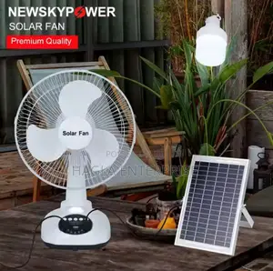 12 Inches Table Solar Fan