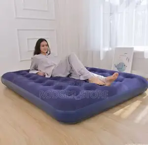 PVC Flocking Air Bed Camping Picnic Travel
