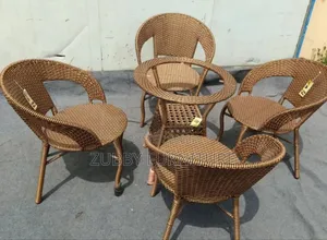 Brand New and the Imported Net Chair and Table Set