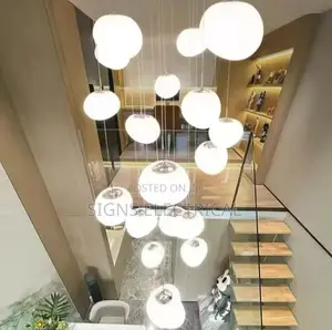 Modern Home Decor LED Pendant Light Forstaircase Chandeliers