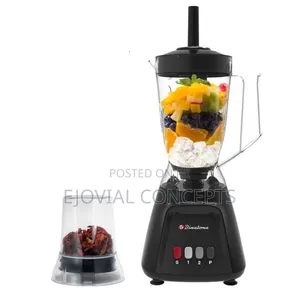 Binatone Blender and Grinder - Black 1.5 Litres BLG-555MK3