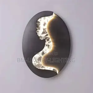 Led Human Sculpture Wall Frame Light