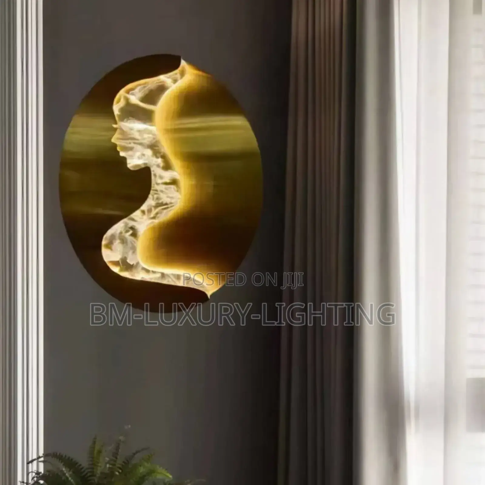 Led Human Sculpture Wall Frame Light