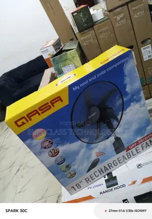 Fast Selling 18inchesqasa Rechargeable Standing Fan