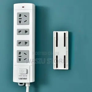 Adhensive Sockets Wall Seamless Cable Organizer Punch-free
