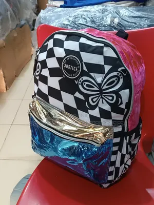 Multicoloured Stock School Bag and Backpack