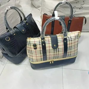 Partitioned Leather Travelling Luggage, Duffle and Handbag