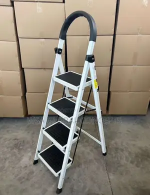 4 Steps Aluminum Kitchen Home Ladder