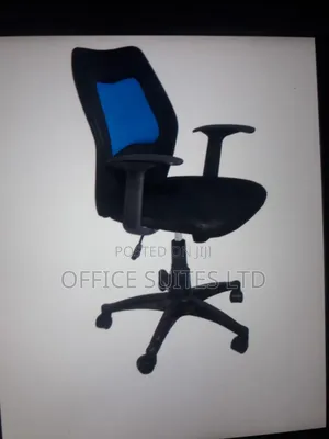 Blue/Black Office Swivel Chair