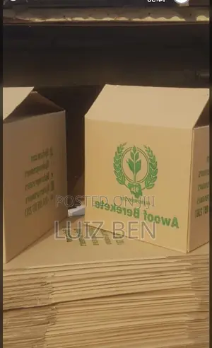 Different Sizes of Neat Corrugated Cartons