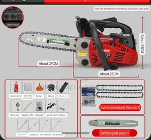 12-Inch Portable 2-in-1 Gas Chainsaw - Lightweight, Handheld