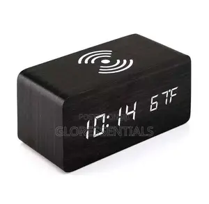 Wooden Table Top Digital Clock