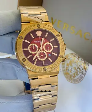 Versace Quality Men Chain Strap Wristwatch