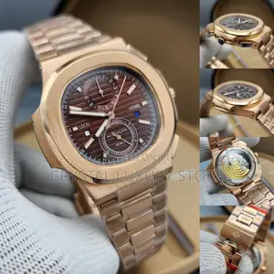 Patek Philippe Quality Luxury Men Chain Strap Wristwatch