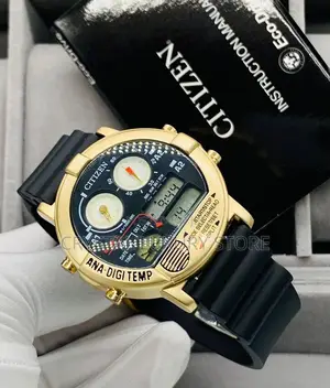 Citizen Quality Men Rubber Strap Wristwatch