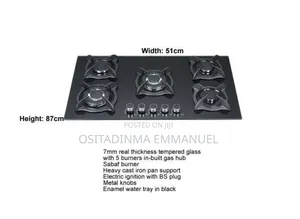 Cabinets Gas Cooker 90 Cm 5 Burner