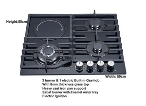Built-in Gas Hob Three Gas One Electric