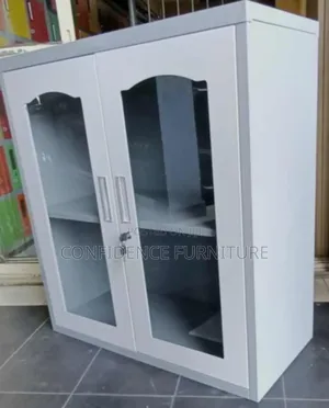 Quality Glass Metal Cupboard With Glass Door