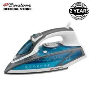 Binatone Smooth Gliding Steam Iron (SI-2410) - Blue