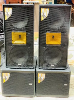 Zed Full Range Double Speakers and Single Subwoofer Set