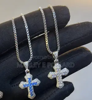 Platinum Fashion Diamond Chain Rope Necklace