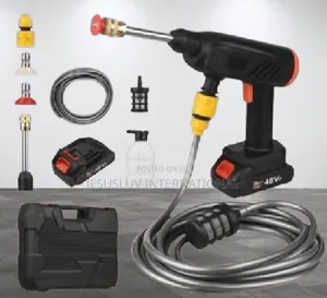 Powerful High Pressure Car Washer With 2 Batteries 48 Volts