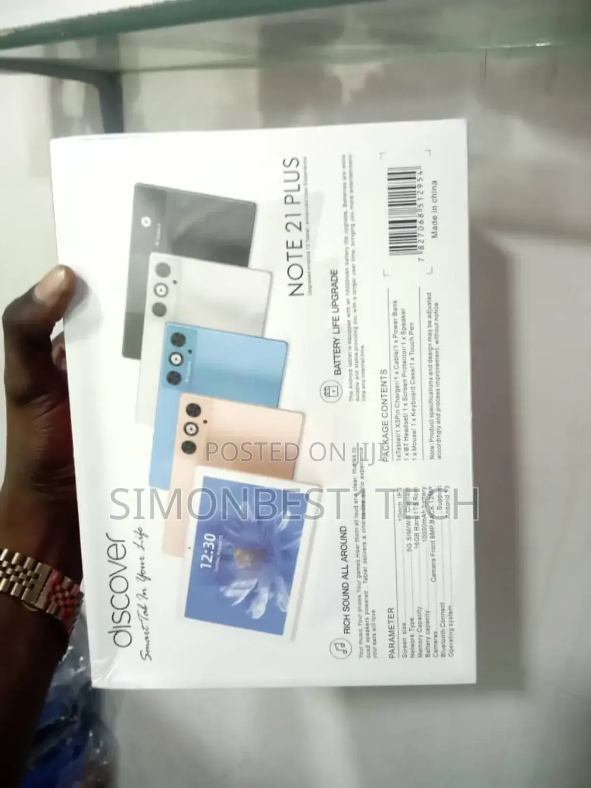 New Discover Note 21 Plus 1 TB Blue