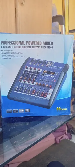 4 Channels Amplifier Mixer
