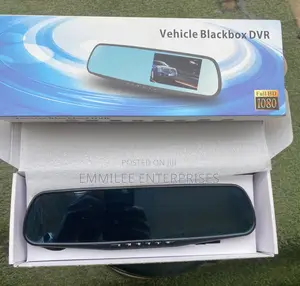 Vehicle Rearview Mirror Dual Channel Recorder DVR CAMERA