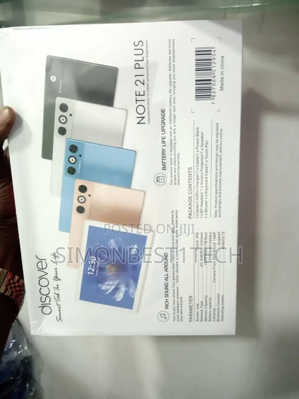 New Discover Note 21 Plus 1 TB Blue