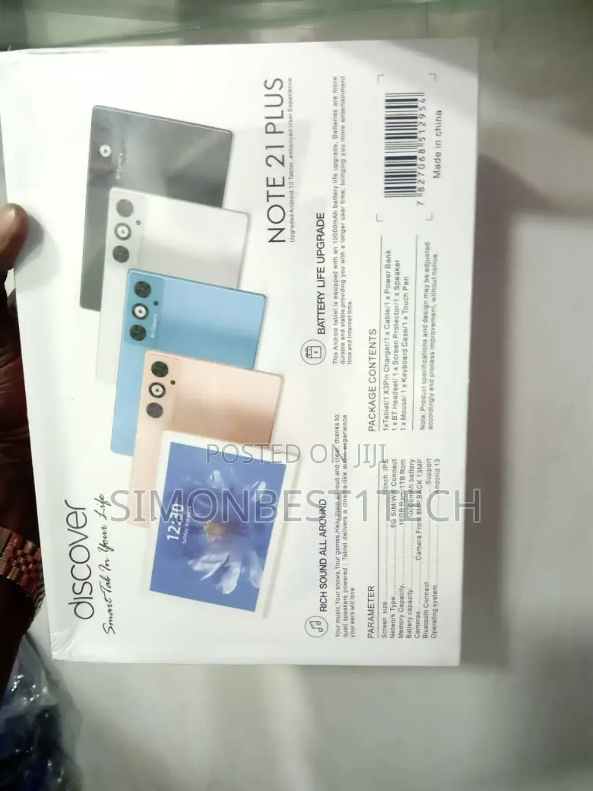 New Discover Note 21 Plus 1 TB Blue