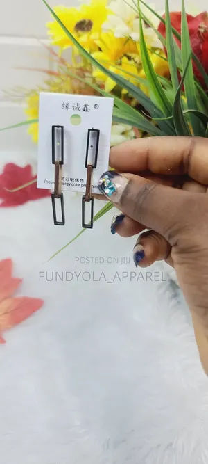 Box Drop Colour Mix Fashion Earring