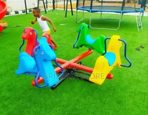 4 Seaters Outdoor Playground Carousel