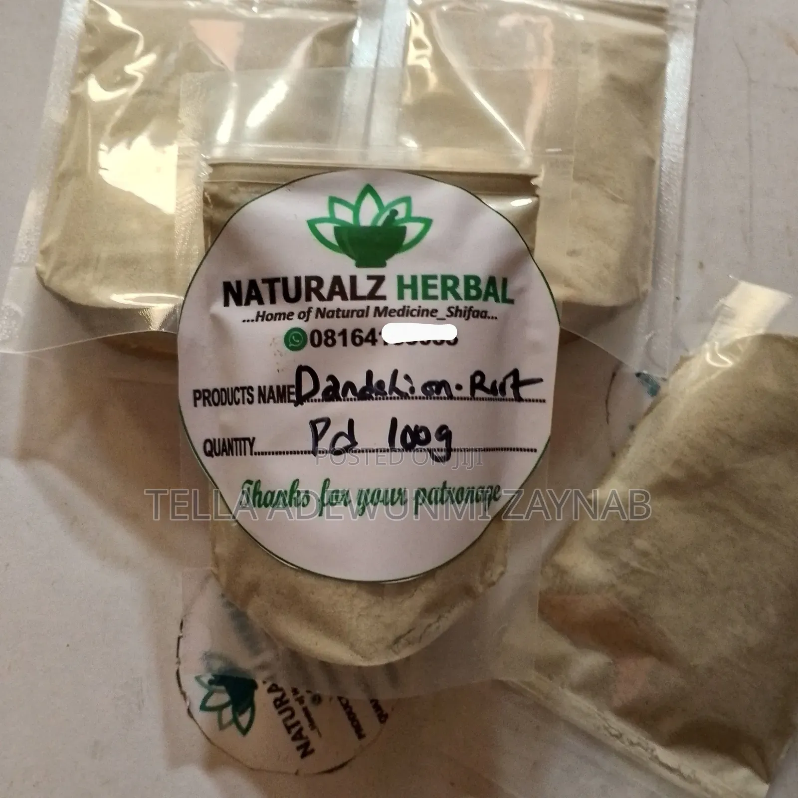 Dandelion Root Powder (100g)