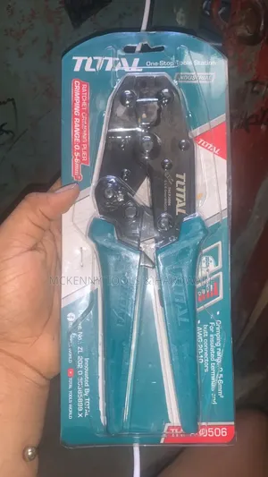 Ratchet Crimping Plier for Non Insulated Taps and Receptacle