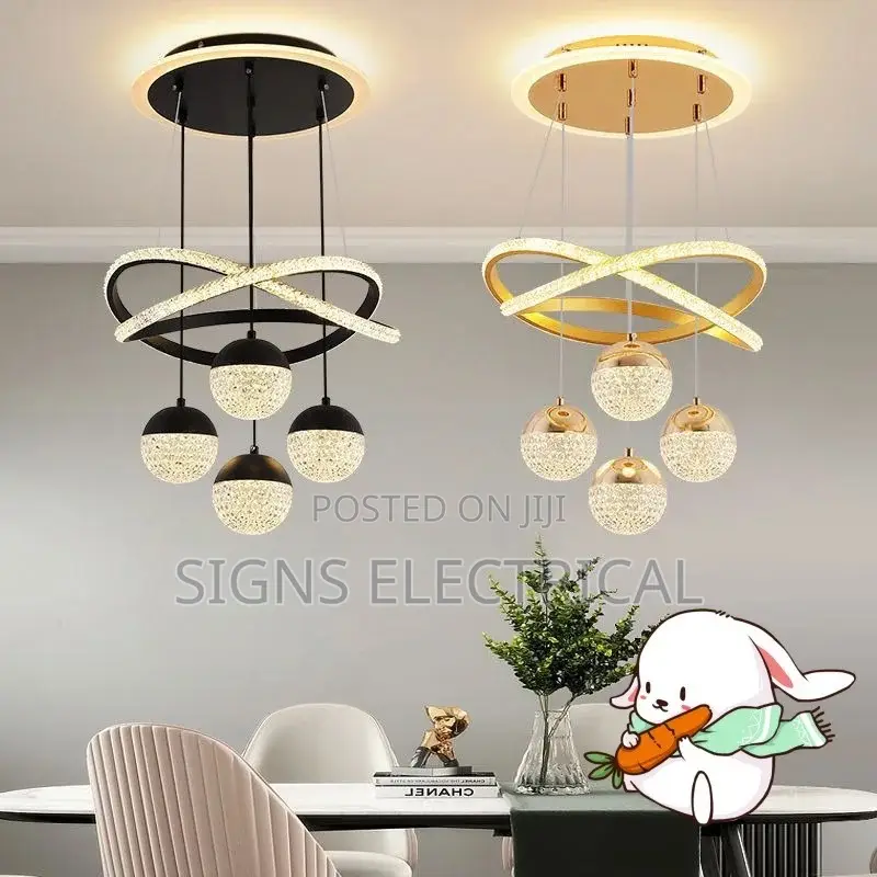 Modern Creative Circular Dimmable Chandelier