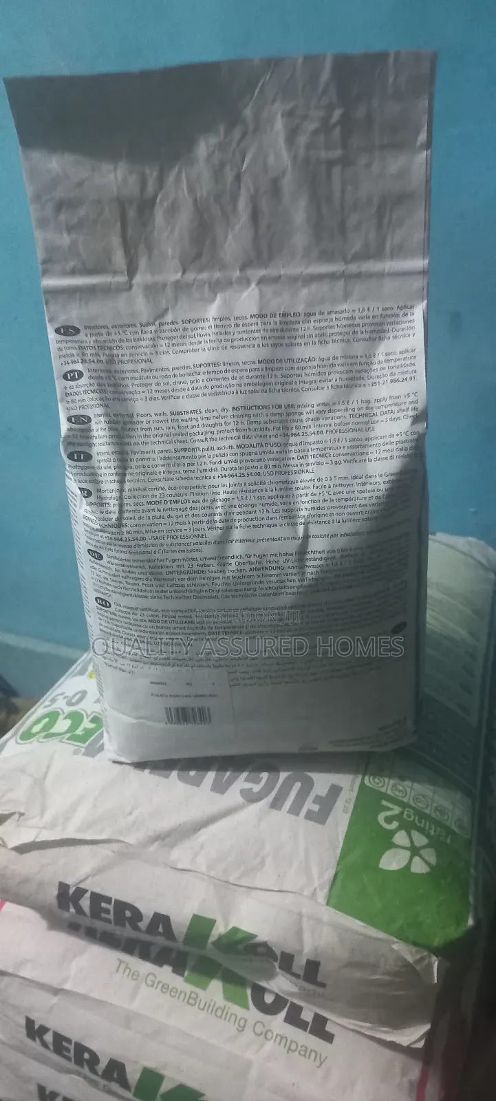 Fugabelle Grout Cement.