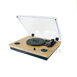 Vintage Bluetooth Turntable With USB Micro SD